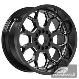 Ratlankis R20x10  8X170  ET  M19  125.2  B1960  Black (BL)  For 4X4  (Z1)  (Milling)