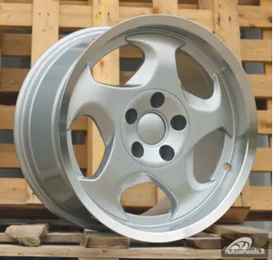 Ratlankis R17x8  5X120  ET  15  74.1  B2417  Silver+Polished Lip (SP)  For BMW  (Z1)  (Front Right)
