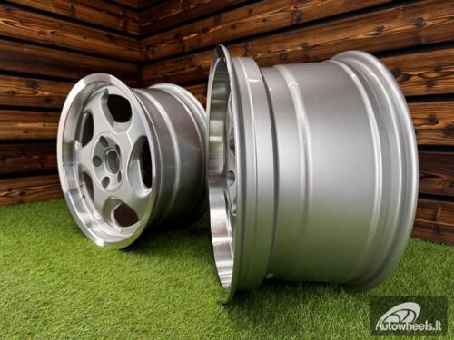 Ratlankis R17x8  5X120  ET  15  74.1  B2418  Silver+Polished Lip (SP)  For BMW  (Z1)  (Front Left)