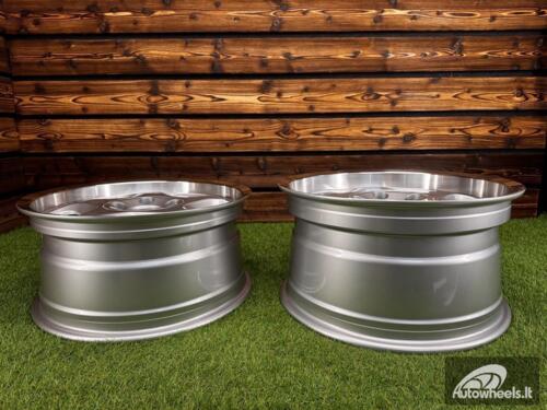 Ratlankis R17x8  5X120  ET  15  74.1  B2418  Silver+Polished Lip (SP)  For BMW  (Z1)  (Front Left)