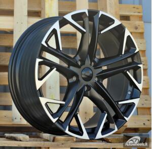 Ratlankis R18x8  5X112  ET  38  57.1  YF5719  Black Polished Half Matt (MBHM)  For CUPRA  (Z5)  (HYBRID FORGED)