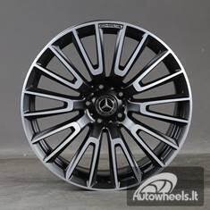 Ratlankis R22x10  5X130  ET  36  84.1  F1070  Black Polished (MB)  For MER  (P1)  (HYBRID FORGED)