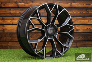 Ratlankis R21x10  5X130  ET  50  71.6  H5083  Black Polished (MB)  For PORCH  (P1)