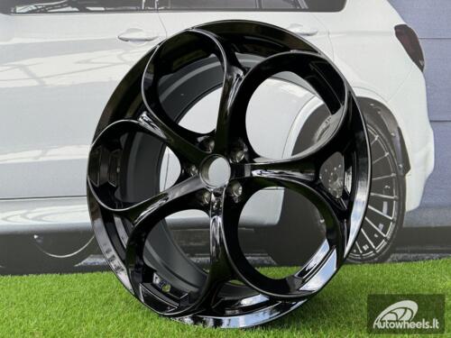 Ratlankis R18x8  5X110  ET  33  65.1  L1664  (YF5707)  Black (BL)  For ALFA  (Z4+P1)  (HYBRID FORGED (ET25))