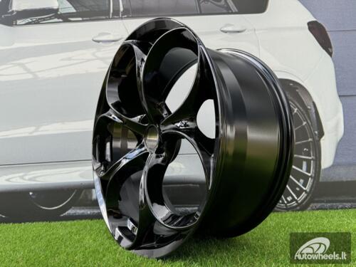 Ratlankis R18x8  5X110  ET  33  65.1  L1664  (YF5707)  Black (BL)  For ALFA  (Z4+P1)  (HYBRID FORGED (ET25))