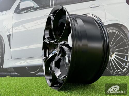 Ratlankis R18x8  5X110  ET  33  65.1  L1664  (YF5707)  Black (BL)  For ALFA  (Z4+P1)  (HYBRID FORGED (ET25))