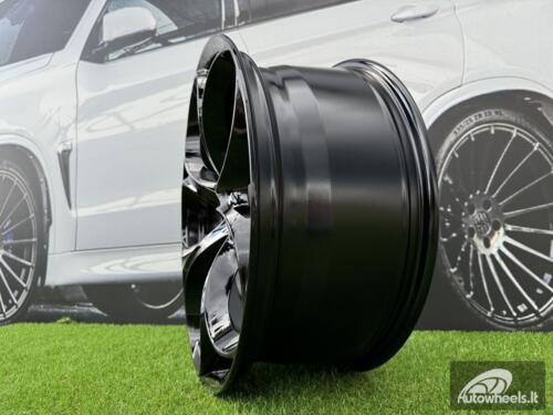 Ratlankis R18x8  5X110  ET  33  65.1  L1664  (YF5707)  Black (BL)  For ALFA  (Z4+P1)  (HYBRID FORGED (ET25))
