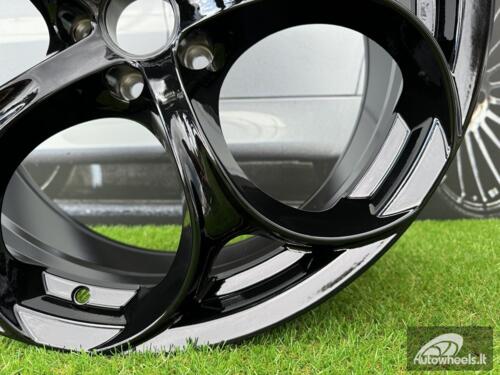 Ratlankis R18x8  5X110  ET  33  65.1  L1664  (YF5707)  Black (BL)  For ALFA  (Z4+P1)  (HYBRID FORGED (ET25))