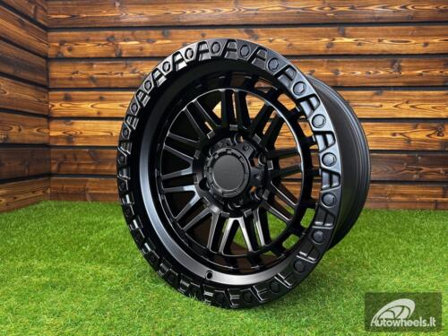 Ratlankis R17x9  6X139.7  ET  0  110.1  H972D  Black Matt (BM)  For 4X4  (Z5)  (FUEL Style)