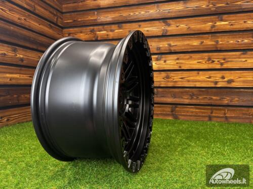 Ratlankis R17x9  6X139.7  ET  0  110.1  H972D  Black Matt (BM)  For 4X4  (Z5)  (FUEL Style)