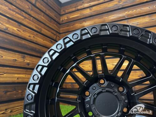 Ratlankis R17x9  6X139.7  ET  0  110.1  H972D  Black Matt (BM)  For 4X4  (Z5)  (FUEL Style)