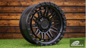 Ratlankis R17x9  6X139.7  ET  0  110.1  H972D  Black Matt (BM)  For 4X4  (Z5)  (FUEL Style)