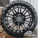 Ratlankis R17x9  6X139.7  ET  0  110.1  H972D  Black Matt (BM)  For 4X4  (Z5)  (FUEL Style)