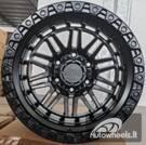 Ratlankis R17x9  6X139.7  ET  0  110.1  H972D  Gun Metal+Matt Lip (GMML)  For 4X4  (Z5)  (FUEL Style)