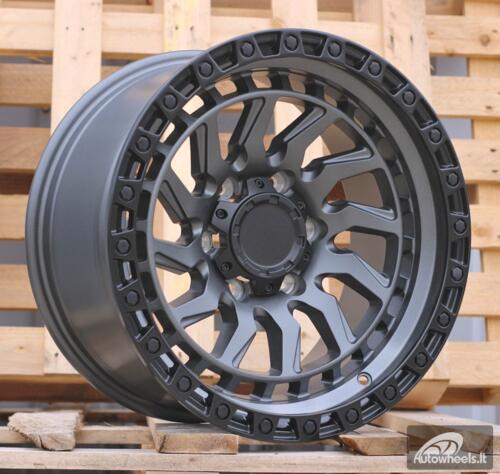 Ratlankis R17x9  6X139.7  ET  0  110.1  H973D  Gun Metal+Matt Lip (GMML)  For 4X4  (Z5)  (FUEL Style)