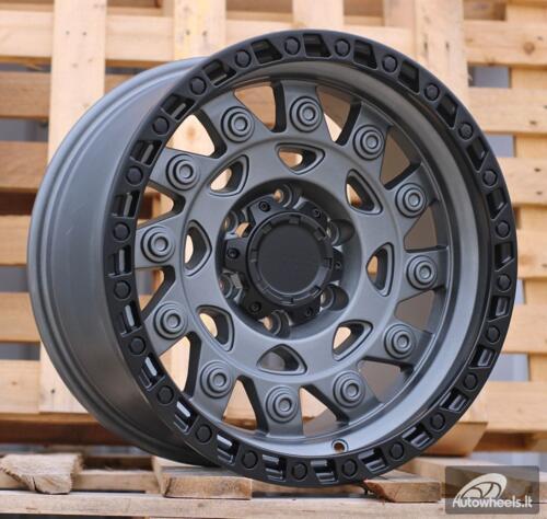Ratlankis R17x9  6X139.7  ET  0  110.1  H974D  Gun Metal+Matt Lip (GMML)  For 4X4  (Z5)  (FUEL Style)
