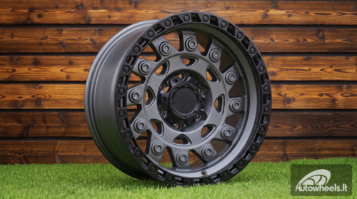 Ratlankis R17x9  6X139.7  ET  0  110.1  H974D  Gun Metal+Matt Lip (GMML)  For 4X4  (Z5)  (FUEL Style)
