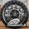 Ratlankis R17x9  6X139.7  ET  0  110.1  H974D  Gun Metal+Matt Lip (GMML)  For 4X4  (Z5)  (FUEL Style)