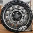 Ratlankis R17x9  6X139.7  ET  0  110.1  H974D  Gun Metal+Matt Lip (GMML)  For 4X4  (Z5)  (FUEL Style)