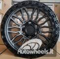 Ratlankis R17x9  6X139.7  ET  0  110.1  H975D  Gun Metal+Matt Lip (GMML)  For 4X4  (Z5)  (FUEL Style)