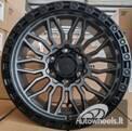 Ratlankis R17x9  6X139.7  ET  0  110.1  H975D  Gun Metal+Matt Lip (GMML)  For 4X4  (Z5)  (FUEL Style)