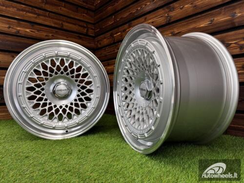Ratlankis R18x8.5  10X112/120  ET  30  72.6  1308B  Silver Shining+Polished Lip (SSPL)  For RACIN  (Z4)  (ROTIFORM MOTOSPORT Style Rear+Front)