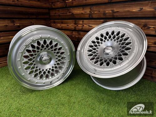 Ratlankis R18x9.5  10X112/120  ET  35  72.6  1308B  Silver Shining+Polished Lip (SSPL)  For RACIN  (Z4)  (ROTIFORM MOTOSPORT Style Rear+Front)