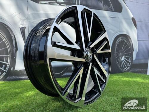 Ratlankis R17x7  5X100  ET  50  54.1  FBX255  Black Polished (MB)  For TOYOT  (Z4)  (HYBRID FORGED)