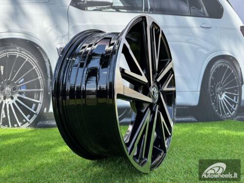 Ratlankis R17x7  5X100  ET  50  54.1  FBX255  Black Polished (MB)  For TOYOT  (Z4)  (HYBRID FORGED)