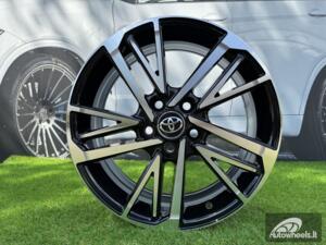 Ratlankis R17x7  5X100  ET  50  54.1  FBX255  Black Polished (MB)  For TOYOT  (Z4)  (HYBRID FORGED)