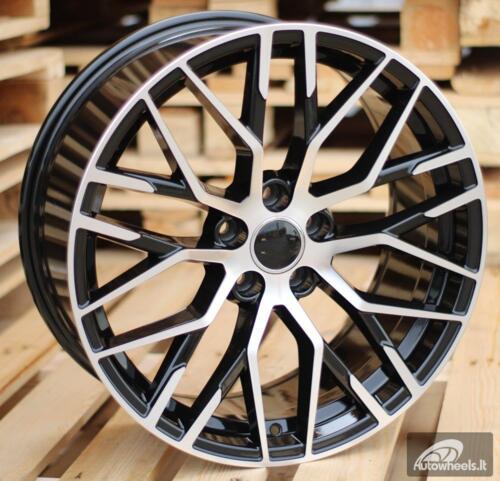 Ratlankis R19x8.5  5X112  ET  40  66.5  XFE30  (FBX342)  Black Polished (MB)  For AUD  (Z4)  (HYBRID FORGED)