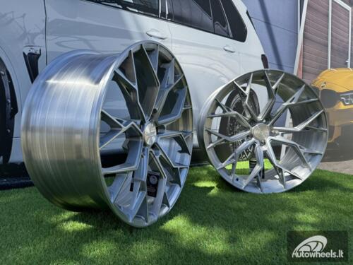 Ratlankis Forzza Titan 9X20 5X120 ET32 72,56 Brushed Aluminium