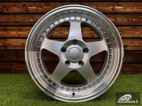 Ratlankis R17x8  5X120  ET  34  72.6  HE750  Silver+Polished Lip (SP)  For BMW  (P1)