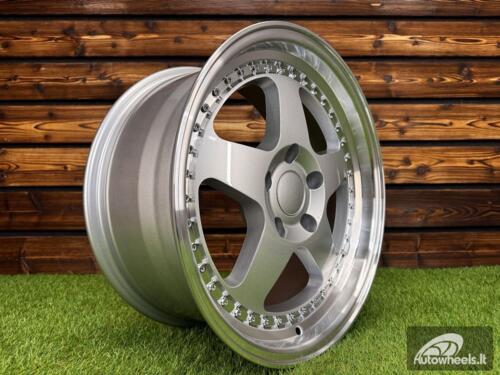 Ratlankis R17x8  5X120  ET  34  72.6  HE750  Silver+Polished Lip (SP)  For BMW  (P1)