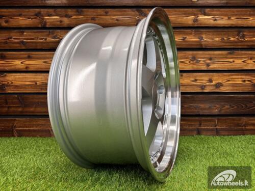 Ratlankis R17x8  5X120  ET  34  72.6  HE750  Silver+Polished Lip (SP)  For BMW  (P1)