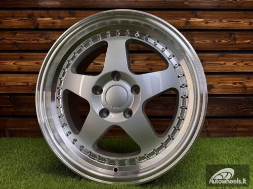 Ratlankis R17x8  5X120  ET  34  72.6  HE750  Silver+Polished Lip (SP)  For BMW  (P1)