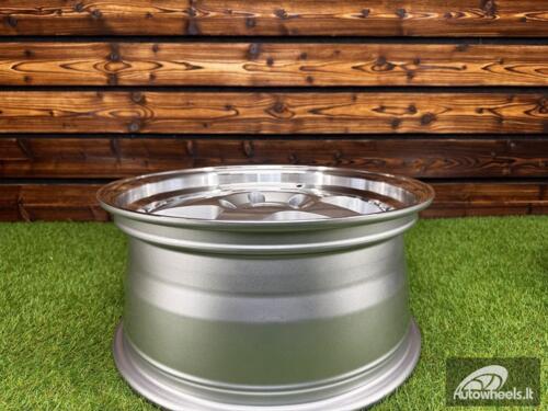 Ratlankis R17x8  5X120  ET  34  72.6  HE750  Silver+Polished Lip (SP)  For BMW  (P1)