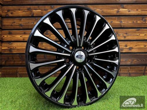 Ratlankis R17x7  5X108  ET  50  63.4  Y0056  Black Polished (MB)  For FORD  (R)