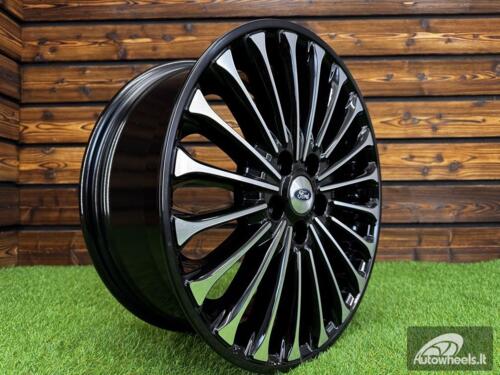 Ratlankis R17x7  5X108  ET  50  63.4  Y0056  Black Polished (MB)  For FORD  (R)
