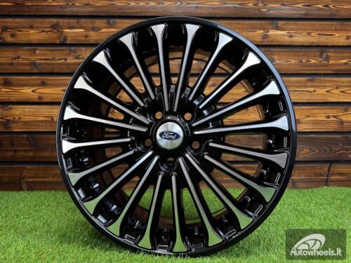 Ratlankis R17x7  5X108  ET  50  63.4  Y0056  Black Polished (MB)  For FORD  (R)