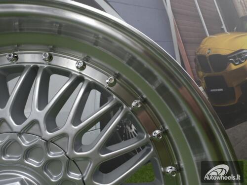 JR Wheels JR9 17x7,5 ET20 4x100/108 Silver w/ Machined Lip+Silver Rivets