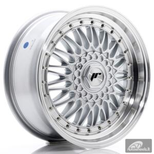 JR Wheels JR9 17x7,5 ET35 5x112/120 Silver w/ Machined Lip+Silver Rivets