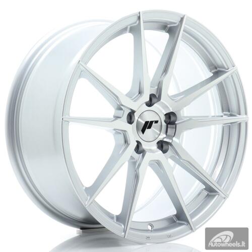 JR Wheels JR21 18x8 ET40 5x112 Silver Machined Face