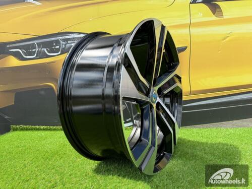 Ratlankis R18x8  5X108  ET  42  63.4  Y0143  (FBX215)  Black Polished (MB)  For VOLVO  (Z3)  (HYBRID FORGED)