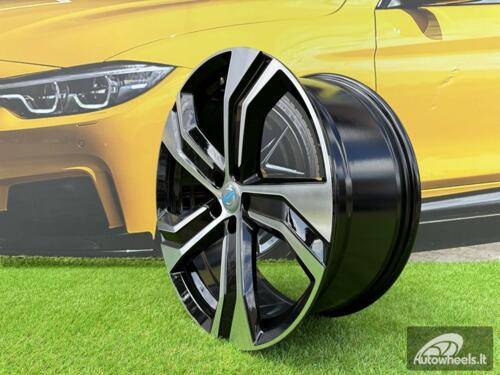 Ratlankis R18x8  5X108  ET  42  63.4  Y0143  (FBX215)  Black Polished (MB)  For VOLVO  (Z3)  (HYBRID FORGED)