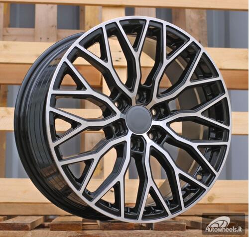 Ratlankis R18x8  6X120  ET  50  74.6  HF2125  Black Polished (MB)  For FORD  (M)  (HYBRID FORGED (max 1050kg))