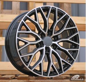 Ratlankis R18x8  6X120  ET  50  74.6  HF2125  Black Polished (MB)  For FORD  (M)  (HYBRID FORGED (max 1050kg))