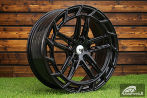 Ratlankis R20x8.5  5X108  ET  40  67.1  HF5187  Black (BL)  For RACIN  (Z3)  (HYBRID FORGED Vossen Style)