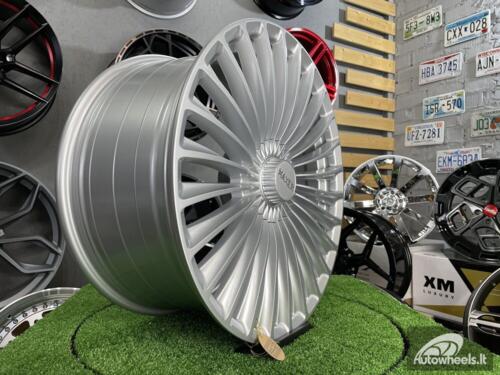 Ratlankis R18x8.5  5X112  ET  40  66.6  3S198  Silver Shining (SS)  For MER  (K4)  (HYBRID FORGED)