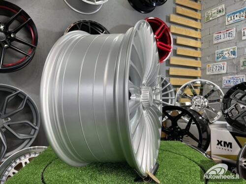 Ratlankis R18x8.5  5X112  ET  40  66.6  3S198  Silver Shining (SS)  For MER  (K4)  (HYBRID FORGED)